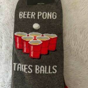 Beer Pong Themed HOTSOCKS